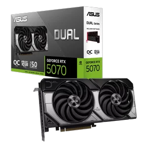 ASUS Dual GeForce RTX 5070 OC 12GB GDDR7 — Blackwell | Compact | Dual Axial-Tech | DLSS 4