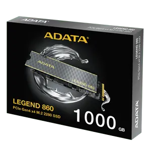 ADATA LEGEND 860 1TB PCIe Gen4 x4 M.2 2280 NVMe SSD — 6,000/5,000 MB/s | 640 TBW | HMB | PS5 