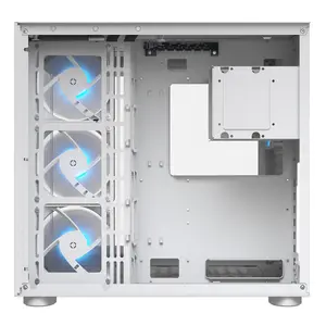 Cougar FV150 RGB Mid Tower Black | Dual Chamber | 400mm GPU | 360mm AIO | ARGB | Type-C