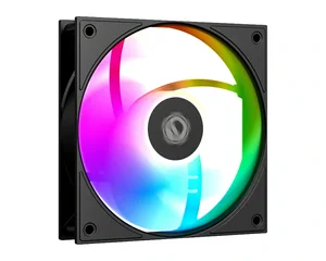 ID-COOLING WARE 510 ARGB BLACK ATX PC Case | Classic High-Airflow Mid-Tower, Tempered Glass, 4x Pre-Installed ARGB Fans & Dual 360mm Radiator Support