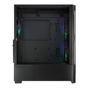 Cougar Duoface RGB Mid Tower Black | 2-Type Front Panels | Dual Chamber | ATX | ARGB