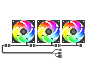 ID-COOLING WARE 310 ARGB Micro-ATX PC Case | High-Airflow Mesh Front, Tempered Glass Side Panel, 3x Pre-Installed ARGB Fans & 240mm/280mm Radiator Support