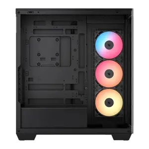 CORSAIR 3500X RS-R ARGB Mid-Tower PC Case | Pillarless Wraparound Tempered Glass, 3x Pre-Installed RS120-R Reverse-Rotor ARGB Fans, Back-Connect (BTF) Motherboard Support & Anti-Sag GPU Arm