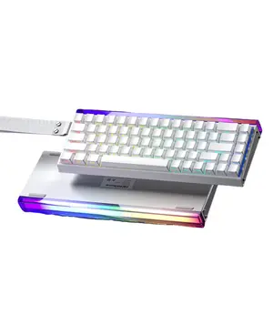 AULA HERO 68 HE White | 65% Hall Effect Magnetic Keyboard | 8000Hz Rapid Trigger | 0.01mm Precision | Hot-Swap