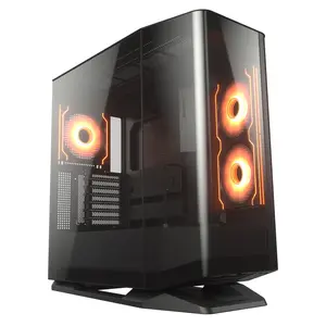 Cougar FV270 RGB Black | 4 Pre-Installed Fans | Mid Tower | Tempered Glass | ARGB