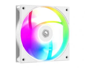 ID-COOLING WARE 310 ARGB WHITE Micro-ATX PC Case | High-Airflow Mesh Front, Tempered Glass Side Panel, 3x Pre-Installed ARGB Fans & 240mm/280mm Radiator Support