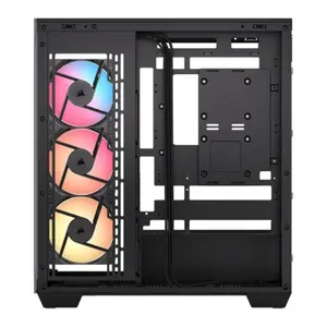 CORSAIR 3500X RS-R ARGB Mid-Tower PC Case | Pillarless Wraparound Tempered Glass, 3x Pre-Installed RS120-R Reverse-Rotor ARGB Fans, Back-Connect (BTF) Motherboard Support & Anti-Sag GPU Arm