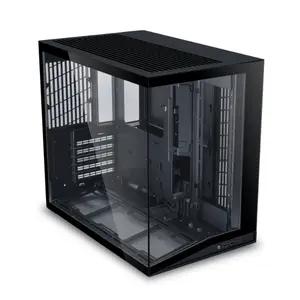LIAN LI O11 Dynamic Mini V2 Mid-Tower PC Case | Pillarless Dual-Chamber Tempered Glass Chassis, Native ATX PSU & Back-Connect Motherboard Support, 10° Slanted Bottom Airflow & Dual 360mm/280mm Radiator Capacity
