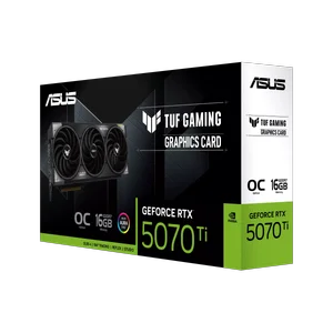 ASUS TUF Gaming GeForce RTX 5070 Ti OC 16GB GDDR7 — Military-Grade | Phase-Change | 3.125-Slot