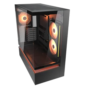 Cougar CFV235 Series Mid Tower White | Float-In Form Flow-In Function | ARGB