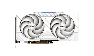 SAPPHIRE PURE Radeon RX 9060 XT OC 16GB GDDR6 — RDNA 4 | 3290 MHz | White | PTM7950 | FSR 4