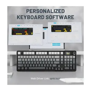 Attack Shark X98PRO Moonlight | 98-Key Tri-Mode Wireless Keyboard | TFT Display + CNC Knob | Gasket Mount | Hot-Swap