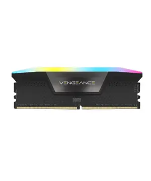 Corsair Vengeance RGB 32GB (2x16GB) DDR5 6200MT/s CL36 Desktop Gaming Memory — Black (CMH32GX5M2E6200C36)