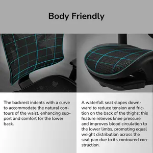 COUGAR Speeder Black | Racing-Inspired Gaming Chair | 3D Hyperrotation Armrests 225° | Adjustable Seat Depth | TÜV Certified