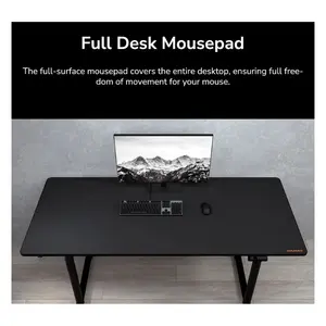 COUGAR E-Grav 180 Black | Flagship Electric Gaming Desk 1800×800mm | Dual Motor | Height 730–1180mm | Full 180cm Mousepad