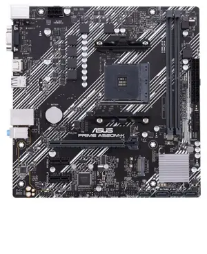 ASUS PRIME A520M-K AMD AM4 Micro-ATX Motherboard | PCIe 3.0, M.2 NVMe & 5X Protection III