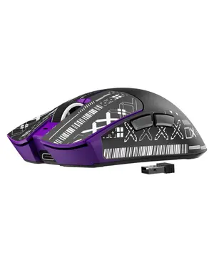EWEADN S9 Pro Tri-Mode Wireless Gaming Mouse | Purple Gradient Edition