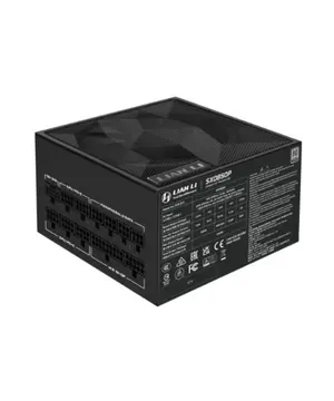 Lian Li SX Platinum 850W Black | ATX 3.1 & PCIe 5.1 | 100% Japanese Rubycon Caps | Zero RPM