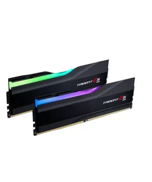 G.SKILL Trident Z5 RGB 64GB (2x32GB) DDR5 6000MHz CL30 Desktop Gaming Memory — Black