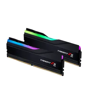 G.SKILL Trident Z5 RGB 64GB (2x32GB) DDR5 6000MHz CL30 Desktop Gaming Memory — Black