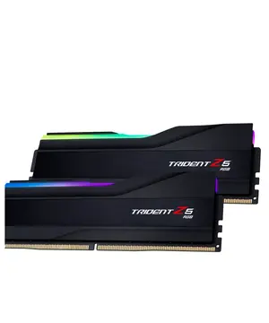 G.SKILL Trident Z5 RGB 64GB (2x32GB) DDR5 6000MHz CL30 Desktop Gaming Memory — Black