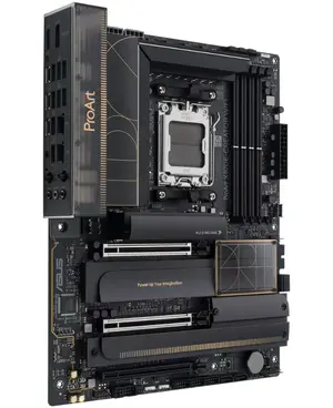 ASUS ProArt X870E-Creator WiFi AMD AM5 ATX Motherboard | Dual PCIe 5.0 x16, 10GbE + 2.5GbE, Wi-Fi 7 & Dual USB4 40Gbps