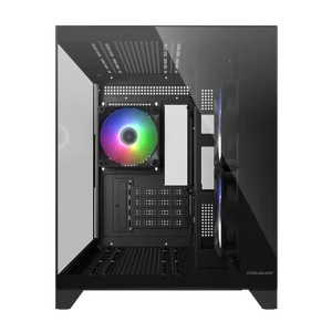 Cougar FV150 Mini Black & White | Dual Chamber | Reverse Connector MB | 400mm GPU | 360mm AIO