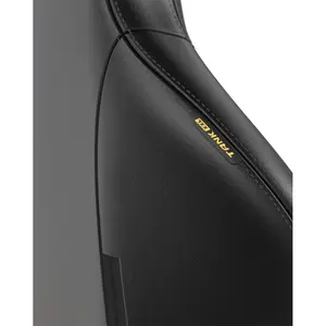 DXRacer Tank Series Heavy-Duty Big & Tall Ergonomic Gaming Chair (All Black) | Model: TS29/N (OH/TS29/N), Heavy-Duty Reinforced Steel Frame, High-Density Cold-Cure Mold Shaping Foam, Breathable PVC Leatherette, 4D Multi-Directional Armrests, Multi-Fu