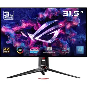 ASUS ROG Swift OLED PG32UCDP 32" (31.5" Viewable) Dual-Mode 4K WOLED Gaming Monitor | 4K 240Hz / FHD 480Hz & 0.03ms GTG