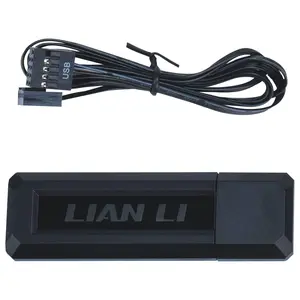 LIAN LI UNI FAN CL Wireless 120mm ARGB PWM PC Cooling Fan (Black) | Cable-Free Interlocking Daisy-Chain System, L-Wireless Sync Controller, Dual Lighting Zones & Fluid Dynamic Bearing