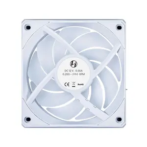 LIAN LI UNI FAN CL Wireless 120mm ARGB PWM PC Cooling Fan | Cable-Free Interlocking Daisy-Chain System, L-Wireless Sync Controller, Dual Lighting Zones & Fluid Dynamic Bearing