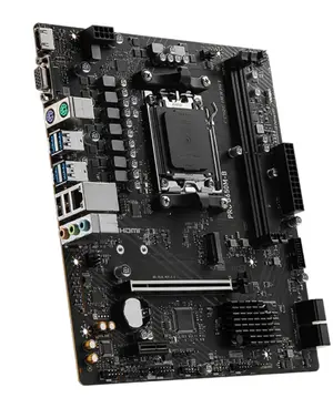 MSI PRO B650M-B Micro-ATX Motherboard | AMD Socket AM5, B650 Chipset, DDR5 Memory Boost (Up to 6800+ MHz OC / EXPO), PCIe 4.0 Steel Armor, Lightning Gen4 M.2, 2.5G LAN & Audio Boost