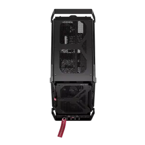 CORSAIR WARTHOG RS Performance Mid-Tower Case (Noir/Black) | Ruggedized Steel Construction with Integrated Carry Handles, 2x RS200 + 1x RS120 PWM Fans, InfiniRail™ System & BTF Motherboard Support