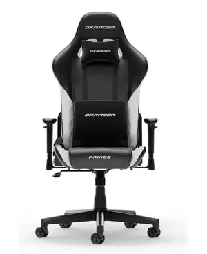 DXRacer Prince Series Ergonomic Gaming Chair (Large Size / L-Size Edition) | Model: GC-P132-L-F2, Heavy-Duty Steel Skeleton, High-Density Cold-Cure Mold Foam & Breathable Leatherette, 1D Height-Adjustable Armrests, 90°–135° Recline with Conventional 