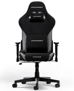 DXRacer Prince Series Ergonomic Gaming Chair (Large Size / L-Size Edition) | Model: GC-P132-L-F2, Heavy-Duty Steel Skeleton, High-Density Cold-Cure Mold Foam & Breathable Leatherette, 1D Height-Adjustable Armrests, 90°–135° Recline with Conventional 