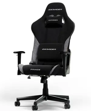 DXRacer Prince Series Ergonomic Gaming Chair (Large Size / L-Size Edition) | Model: GC-P132-L-F2, Heavy-Duty Steel Skeleton, High-Density Cold-Cure Mold Foam & Breathable Leatherette, 1D Height-Adjustable Armrests, 90°–135° Recline with Conventional 