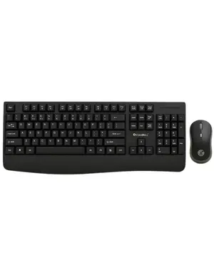 CoolBell Silent Elite MK-270 Wireless Keyboard and Mouse Combo | Model: MK-270, Full-Size Low-Profile Membrane Keyboard with Dedicated Numeric Keypad, Whisper-Quiet Silent-Click Optical Mouse (Up to 1600 DPI), 2.4GHz Plug-and-Play Wireless USB Nano R