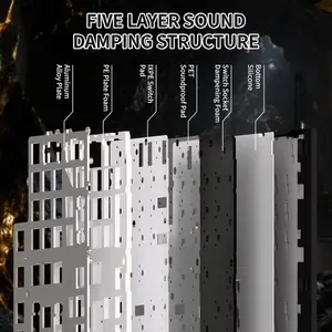 Attack Shark R98 HE Carbon Fiber Magnetic Gaming Keyboard – Ink Shade (Ice Shark Magnetic Switches)