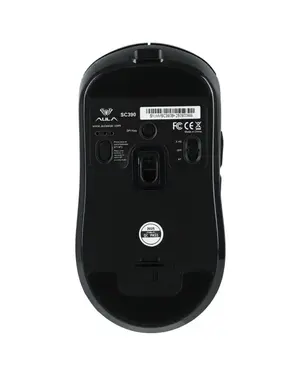 AULA SC390 Lightweight Tri-Mode Wireless Gaming Mouse with Smart OLED Display (PixArt PAW3311 Sensor / Up to 20,000 DPI / 1000Hz Polling Rate / 2.4GHz + BT + USB-C / 400mAh Battery / 64g Ultra-Light)