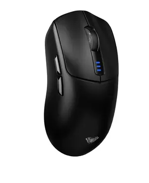 AULA SC580X Tri-Mode Wireless Gaming Mouse – Black (PixArt PAW3325 Sensor / Up to 12,000 DPI / 1000Hz Polling Rate / 2.4GHz + BT 5.0 + Type-C / 500mAh Rechargeable / 84g Lightweight Ergonomic)