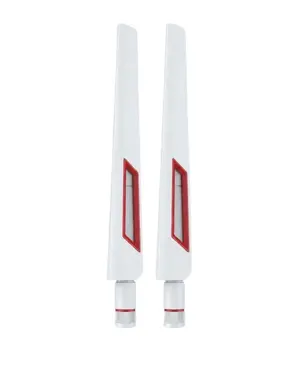 10 dBi Tri-Band Wi-Fi 6 / 6E / 7 Gaming Router & Motherboard High-Gain Antennas (Pair of 2) – RP-SMA (2.4GHz / 5GHz / 6GHz / Omni-Directional / 19.5cm Blade / Thick Copper Core / For ASUS Routers, Modems & PC Motherboards)