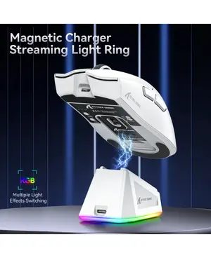ATTACK SHARK X11 Wireless Gaming Mouse | Magnetic RGB Charging Dock Included