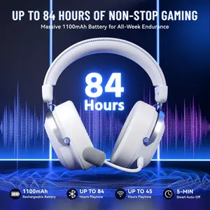 Attack Shark L30 PRO Tri-Mode Wireless Gaming Headset – Pure White