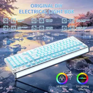 Attack Shark R98HE 98-Key Magnetic Gaming Keyboard – Ice Ninja (Ice Shark Magnetic Switches)