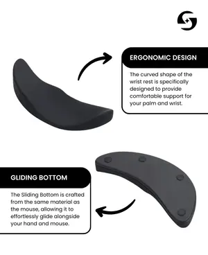 Starship Ergonomic Gliding Mouse Wrist Rest