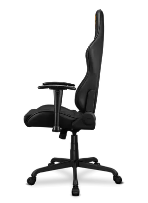 COUGAR Armor Elite Black | Gaming Chair | 160° Full Recline | 2D Armrests | Memory Foam Neck Pillow | Height Adjustable