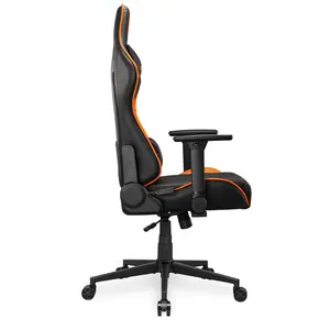 COUGAR Armor One V2 Black & Orange | Gaming Chair | 4D Folding Armrests | Multiple Upholstery Options | High-Back Comfort