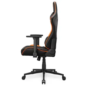 COUGAR Armor One V2 Black & Orange | Gaming Chair | 4D Folding Armrests | Multiple Upholstery Options | High-Back Comfort