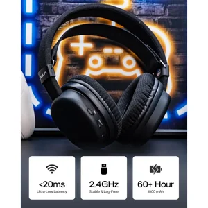 AULA Wind G7 Tri-Mode Wireless Gaming Headset | RGB Lighting | Immersive Surround Sound | Esports-grade chip