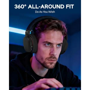 AULA Wind G7 Tri-Mode Wireless Gaming Headset | RGB Lighting | Immersive Surround Sound | Esports-grade chip